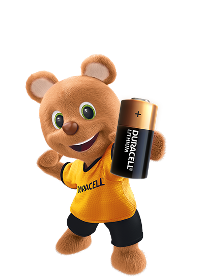 Yüksek Güçlü Duracell 123 boyutlu Pil tutarak ayı