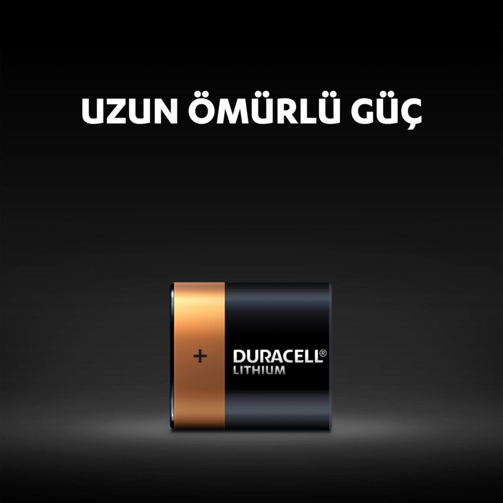 Duracell 223 boyutlu lityum pillerin uzun ömürlü gücü