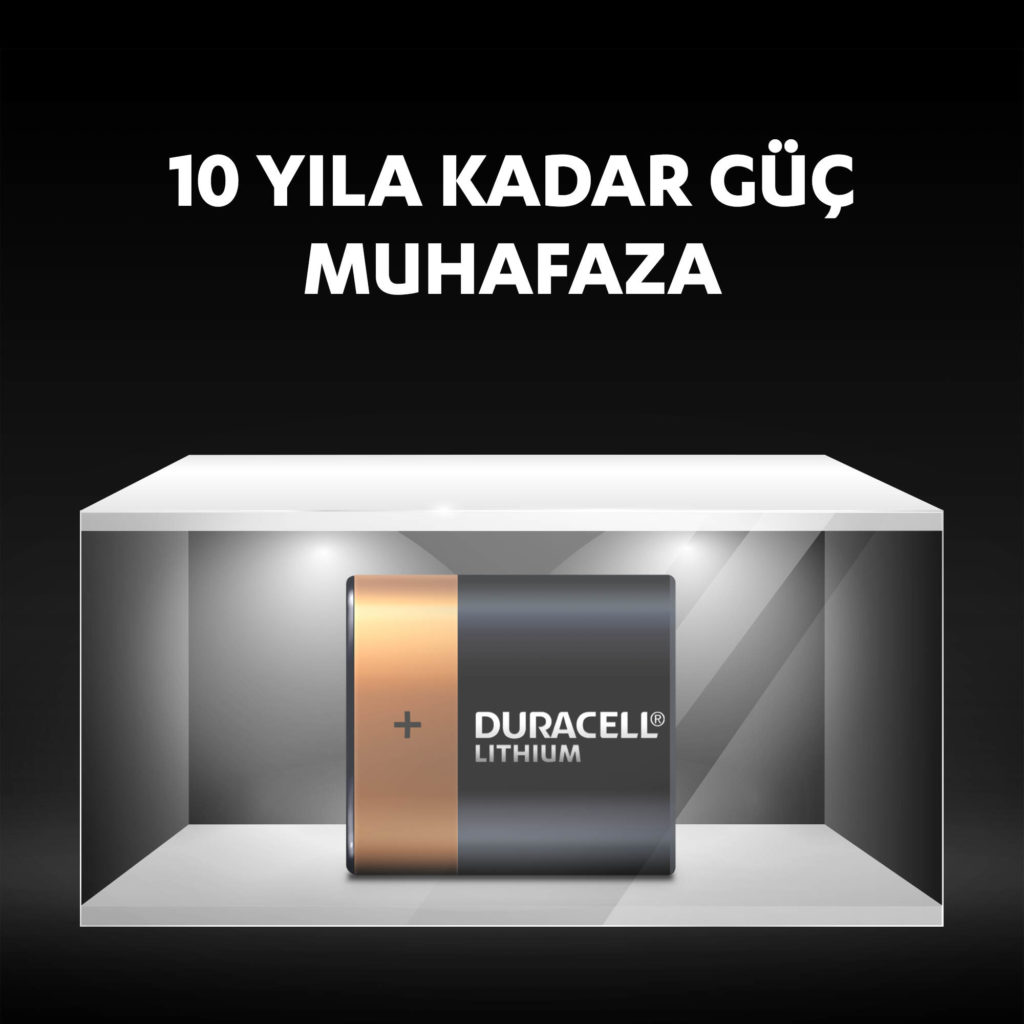 Kullanılmayan özel lityum 223 boyutlu 6V piller, ortam deposunda 10 yıla kadar taze kalır ve çalışır
