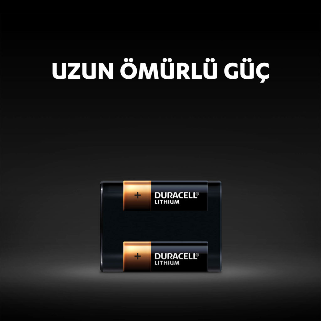 Duracell 245 boyutlu lityum pillerin uzun ömürlü gücü