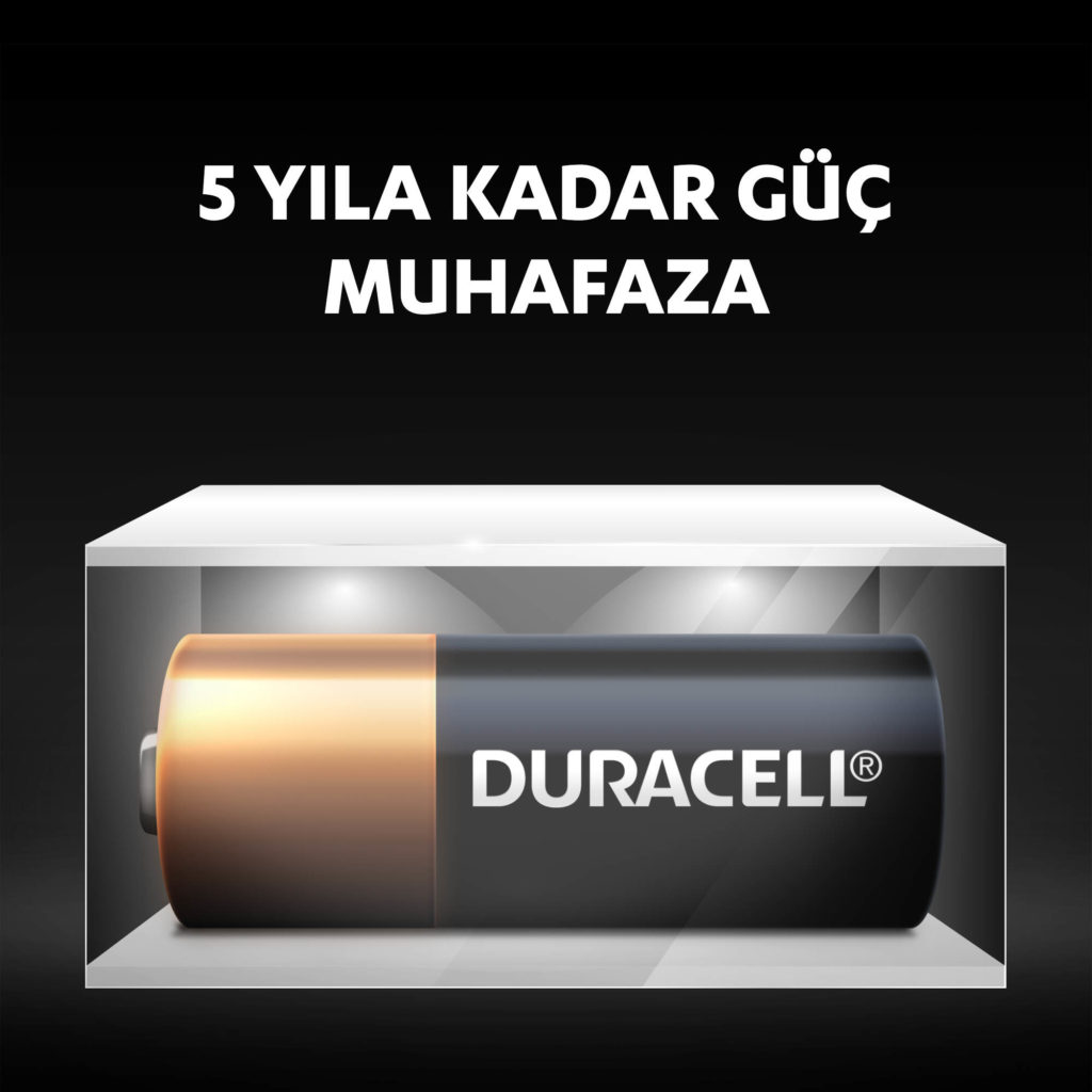 Duracell Duracell Özel Alkalin MN21 Piller, ortam deposunda 5 yıla kadar taze ve güçte kalır