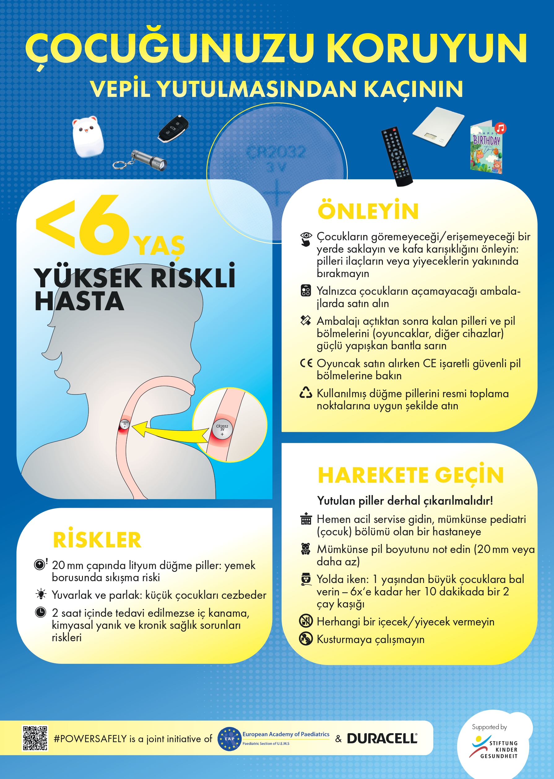 Ebeveynler için çocuk güvenliği infografikleri
